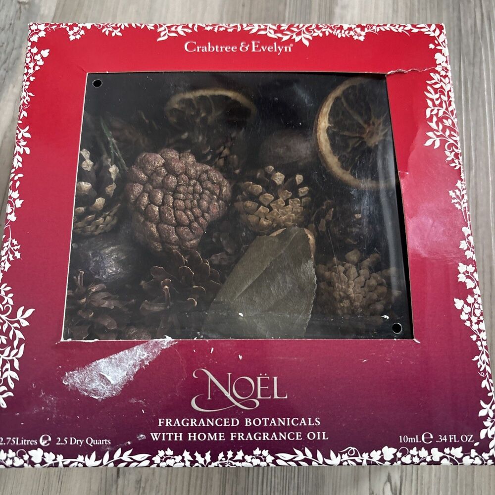 Vintage Crabtree & Evelyn Noel Fragrances Botanicals -No Separate Fragrance Oil